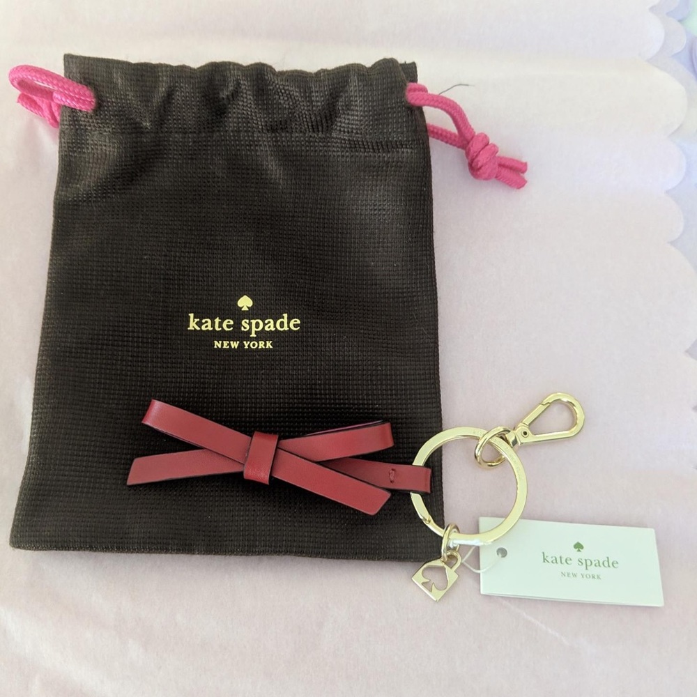 BRAND NEW Kate Spade bow key chain!